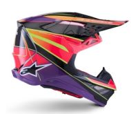 Κράνος Motocross ALPINESTARS SM10 ERA ΡΟΖ/ΒΙΟ/ΚΙΤΡΙΝΟ