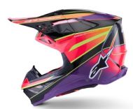Κράνος Motocross ALPINESTARS SM10 ERA ΡΟΖ/ΒΙΟ/ΚΙΤΡΙΝΟ