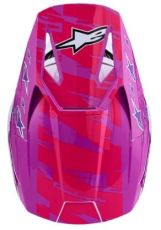 Κράνος motocross ALPINESTARS SM3 FALCON PUR/WHT/PNK