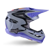 Κράνος Motocross ALPINESTARS SM3 JETTSON ΓΚΡΙ/ΜΙΖΟΥΡ/ΜΑΥΡΟ