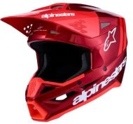 ALPINESTARS SM3 RADIUM RED/WHT motocross helmet
