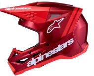 ALPINESTARS SM3 RADIUM RED/WHT motocross helmet