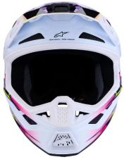 Motocross Helmet ALPINESTARS SM7 BLASTER PUR/PNK/WH