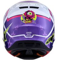 Motocross Helmet ALPINESTARS SM7 BLASTER PUR/PNK/WH