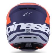 Motocross helmet ALPINESTARS SM7 CORE ORAN/BLUE