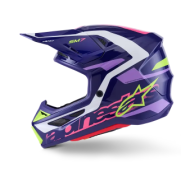 Κράνος μοτοκρός ALPINESTARS SM7 DEED ΜΩΒ/ΡΟΖ