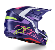 Κράνος μοτοκρός ALPINESTARS SM7 DEED ΜΩΒ/ΡΟΖ