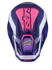 Κράνος μοτοκρός ALPINESTARS SM7 DEED ΜΩΒ/ΡΟΖ