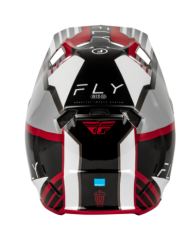 Κράνος Motocross FLY RACING Formula CC Strike - Γκρι/Κόκκινο/Μαύρο/Λευκό