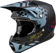 Κράνος Motocross FLY RACING Formula CC Tektonic - Μαύρο ματ/Σχιστόλιθος