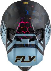 Κράνος Motocross FLY RACING Formula CC Tektonic - Μαύρο ματ/Σχιστόλιθος
