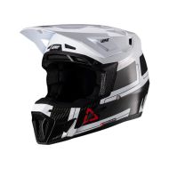 Motocross helmet LEATT Kit Moto 9.5 Carbon/White V26