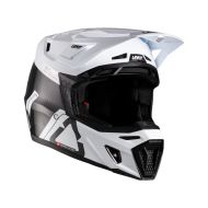 Motocross helmet LEATT Kit Moto 9.5 Carbon/White V26