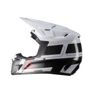 Motocross helmet LEATT Kit Moto 9.5 Carbon/White V26