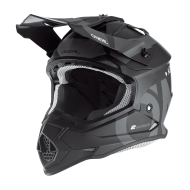 Motocross helmet O'NEAL 2SERIES SLICK V.23 BLACK/GRAY
