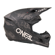 Мотокрос каска O'NEAL 3SERIES ACID BLACK/GRAY V.27
