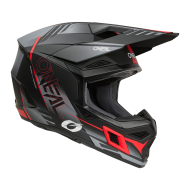 Мотокрос каска O'NEAL 3SERIES HAZE BLACK/GRAY/RED V.26