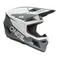 Motocross helmet O'NEAL 3SERIES SOLID WHITE/BLACK
