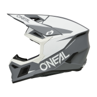 Motocross helmet O'NEAL 3SERIES SOLID WHITE/BLACK