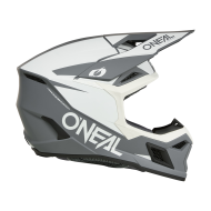 Motocross helmet O'NEAL 3SERIES SOLID WHITE/BLACK