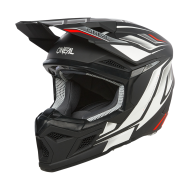 Motocross helmet O'NEAL 3SERIES VERTICAL BLACK/WHITE V.24