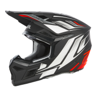 Motocross helmet O'NEAL 3SERIES VERTICAL BLACK/WHITE V.24