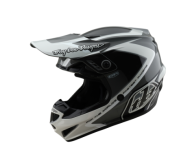 Motocross helmet TROY LEE DESIGNS GP Shutter - Grey/White