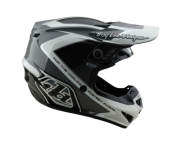 Motocross helmet TROY LEE DESIGNS GP Shutter - Grey/White