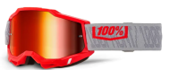 Motocross goggles 100% ACCURI 2 GATORBACK/RED MIRROR