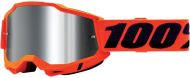 Мотокрос очила 100% ACCURI2 NEON ORANGE-MIRROR SILVER