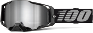 Мотокрос очила 100% ARMEGA BLACK/MIRROR SILVER