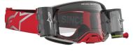 Мотокрос очила ALPINESTARS SUPERTECH FIRMA ROLL OFF RED/SIL/CLR
