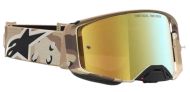 Мотокрос очила ALPINESTARS SUPERTECH LONE CAMO DESERT MIRROR-GLD