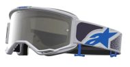 Мотокрос очила ALPINESTARS VISION 5 DRAG LIL/BLU/MIRR-SILVER