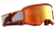 Мотокрос очила ALPINESTARS VISION 5 RORA SIL/ORNG/MIRROR-RED