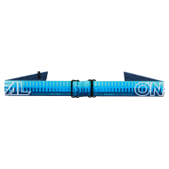 Мотокрос очила O'NEAL B-10 STRIPED BLUE/BLUE - CLEAR V.26 