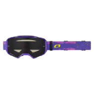 Motocross Goggles O'NEAL B-22 PAINT PURPLE/NEON YELLOW - GRAY
