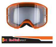 Motocross goggles Spect Red Bull Strive Single lens Black/Orange clear