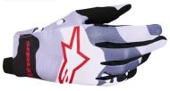 Mănuși motocross ALPINESTARS RADAR 27 GRI/ROȘU/NEGRU
