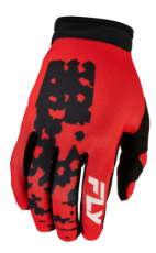 Motocross gloves FLY RACING Lite Flake-Red/Black
