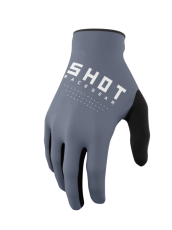 Motocross gloves SHOT Raw Grey