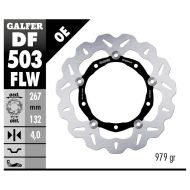 Floating Front Brake Disc Galfer WAVE FLOATING (C. STEEL) 267x4mm DF503FLW