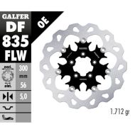 Floating Front Brake Disc Galfer WAVE FLOATING (C. STEEL) 300x5mm DF835FLW