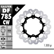 Плаващ преден спирачен диск Galfer WAVE FLOATING COMPLETE (C. ALU.) 320x5m DF785CW