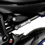 Плоча R&G RACING Rear Footrest Blanking Plate Silver Yamaha MT-07 14-25