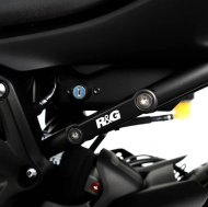 Плоча R&G RACING Rear Footrest Blanking Plate Silver Yamaha MT-07 14-25