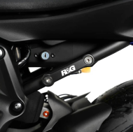 Плоча R&G RACING Rear Footrest Blanking Plate Silver Yamaha MT-07 14-25