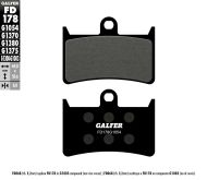 Предни мото накладки Galfer SEMI METAL FD178G1054
