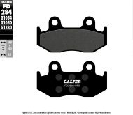 Μπροστινά/Πίσω Τακάκια Μοτοσικλέτας Galfer SCOOTER FD284G1050