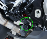 Резервна степенка R&G RACING Spare Pedal Tips Rearset Brake & Gear